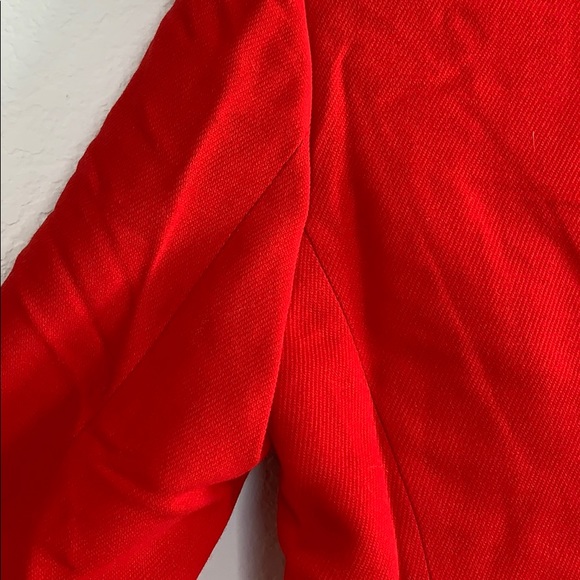 Donna Karen | Red long blazer jacket - Picture 6 of 16